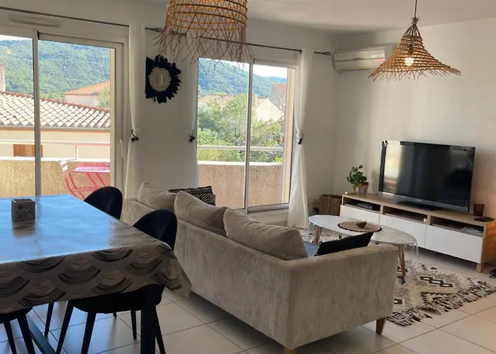 T3 Climatise,balcon, Classe 3 Etoiles 아파트 르불루